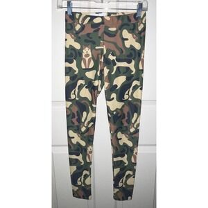 Fiercepulse Cat Camo Yoga Leggings Small